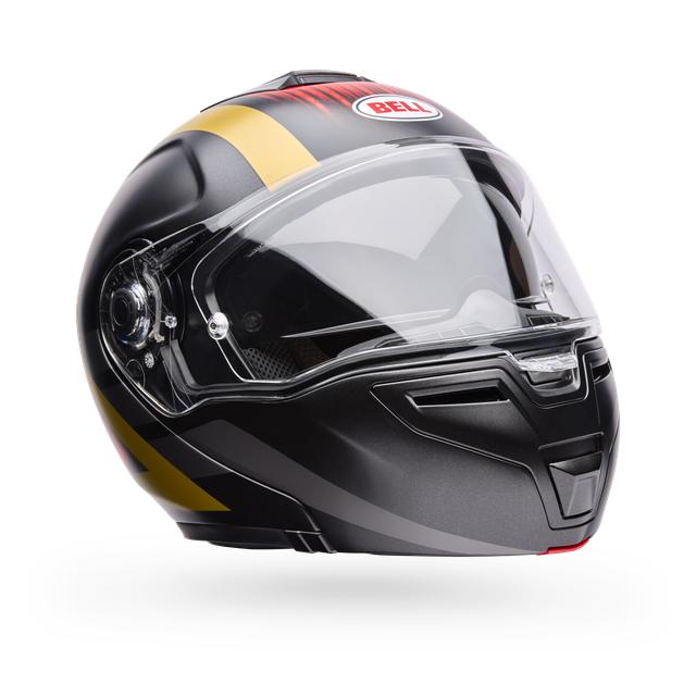 Casco Moto Calle SRT The Good Ride Negro/Rojo Certificado QR Bell