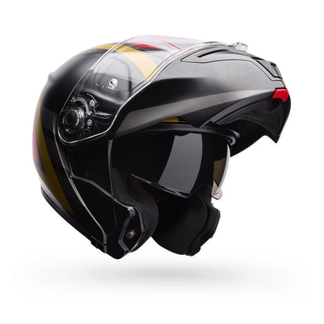 Casco Moto Calle SRT The Good Ride Negro/Rojo Certificado QR Bell