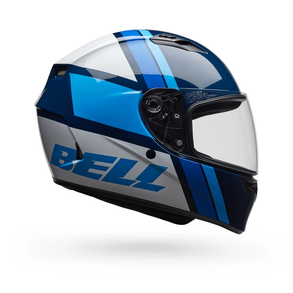 Casco Moto Calle Qualifier Chasm Azul Certificado QR Bell