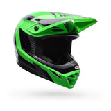 Casco Moto MX-10 Verde Certificado QR Bell