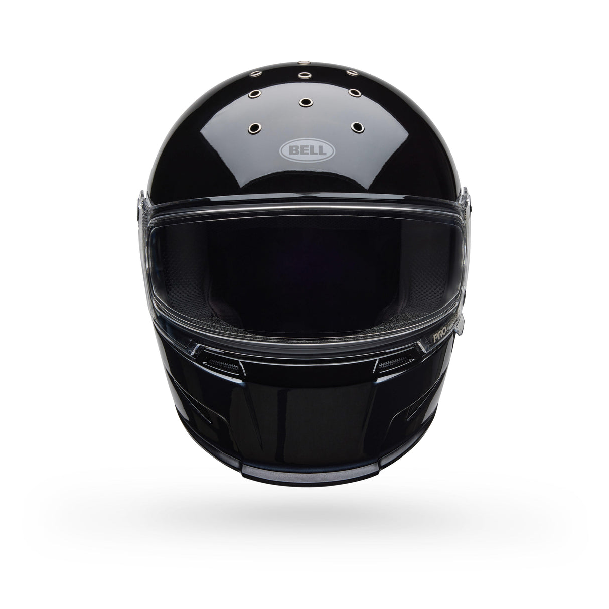 Casco Moto Calle Eliminator Menace Negro Certificado QR Bell