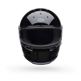 Casco Moto Calle Eliminator Menace Negro Certificado QR Bell