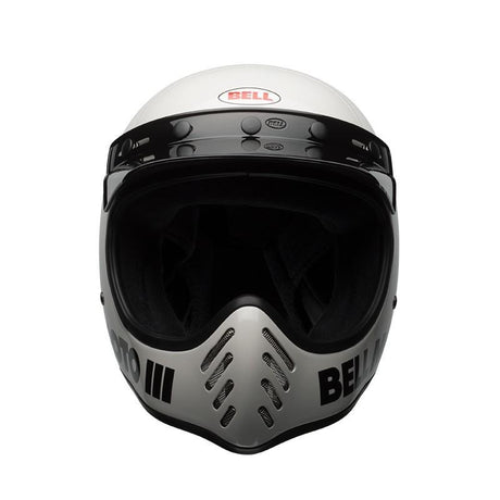 Casco Moto Calle Moto-3 Classic Blanco Certificado QR Bell
