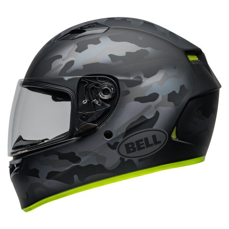 Casco Moto Calle Qualifier Stealth Mate Camo Certificado QR Bell