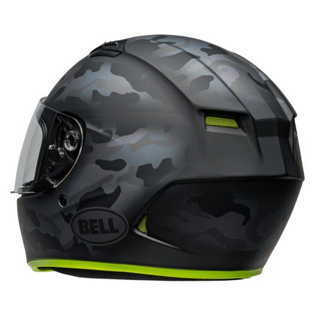 Casco Moto Calle Qualifier Stealth Mate Camo Certificado QR Bell