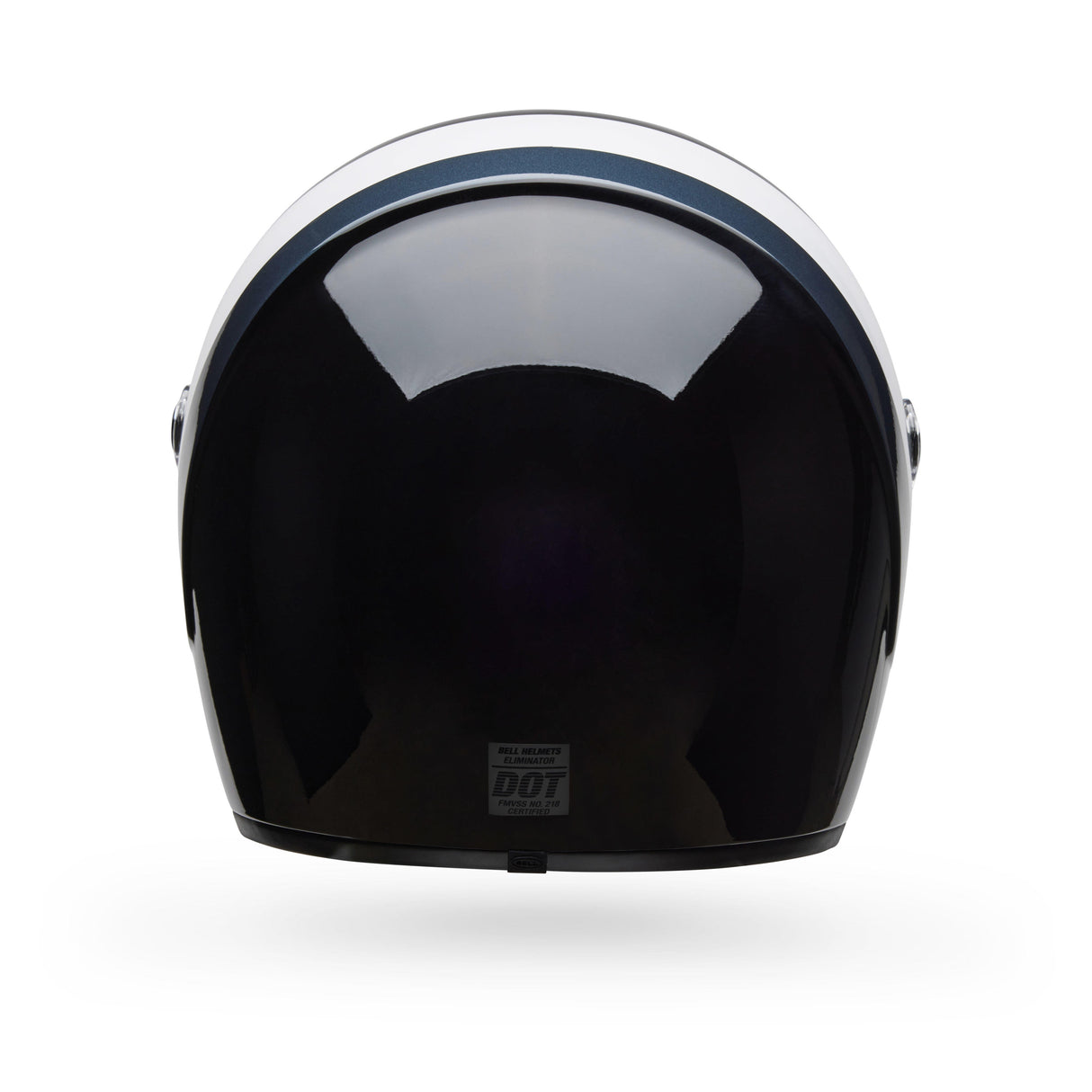 Casco Moto Calle Eliminator Menace Negro Certificado QR Bell