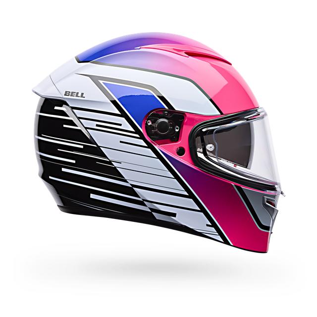 Casco Moto Calle Lithium Mips Transition Blanco Certificado QR Bell