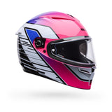 Casco Moto Calle Lithium Mips Transition Blanco Certificado QR Bell