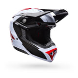 Casco Moto Spherical Moto-10 Rojo/Negro Certificado QR Bell