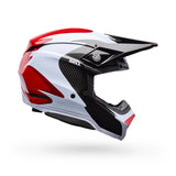 Casco Moto Spherical Moto-10 Rojo/Negro Certificado QR Bell