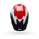 Casco Moto Spherical Moto-10 Rojo/Negro Certificado QR Bell