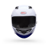 Casco Moto Calle Qualifier Vibe Azul/Blanco Certificado QR Bell