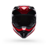Casco Moto MX-10 Rojo/Negro Certificado QR Bell