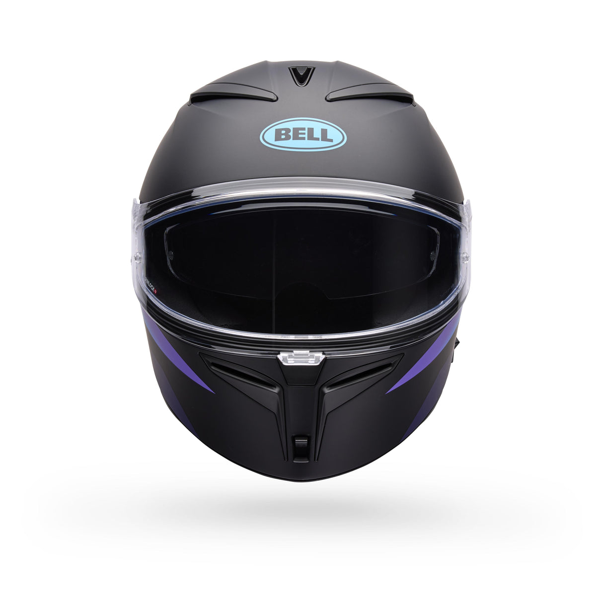 Casco Moto Calle Lithium Passion Negro/Azul Certificado QR Bell