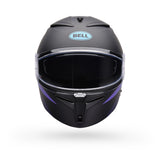 Casco Moto Calle Lithium Passion Negro/Azul Certificado QR Bell