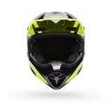 Casco Moto MX-10 Amarillo/Negro Certificado QR Bell