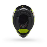 Casco Moto MX-10 Amarillo/Negro Certificado QR Bell