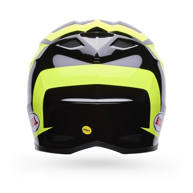 Casco Moto MX-10 Amarillo/Negro Certificado QR Bell