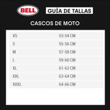 Casco Moto MX-10 Amarillo/Negro Certificado QR Bell