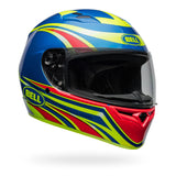 Casco Moto Calle Qualifier Azul Certificado QR Bell