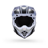 Casco Moto Spherical Moto-10 Blanco/Negro Certificado QR Bell