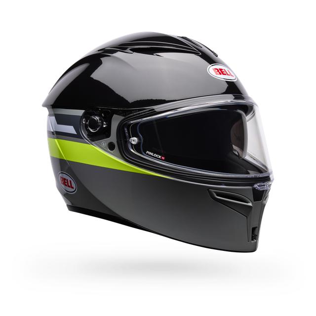 Casco Moto Calle Lithium Motion Gris Certificado QR Bell