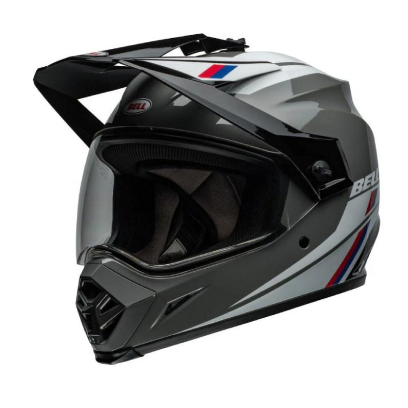 Casco Moto Calle MX-9 Adventure Mips Alpine Negro Certificado QR Bell