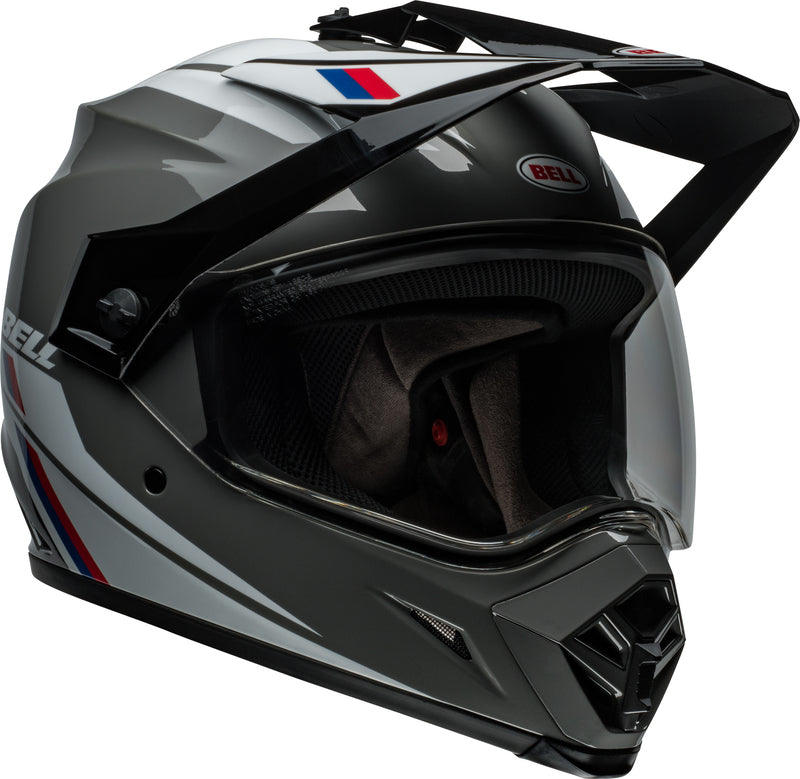 Casco Moto Calle MX-9 Adventure Mips Alpine Negro Certificado QR Bell