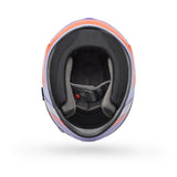 Casco Moto Calle Qualifier Chasm Morado Certificado QR Bell