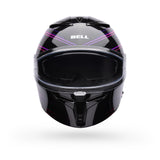 Casco Moto Calle Lithium Velo Negro/Blanco Certificado QR Bell