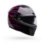 Casco Moto Calle Lithium Velo Negro/Blanco Certificado QR Bell
