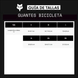 Guantes Bicicleta Ranger Fox - Negro