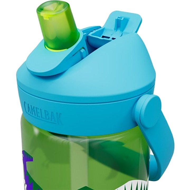 Botella Infantil Thrive Flip Straw Hip Dinos 400ml Verde CamelBak