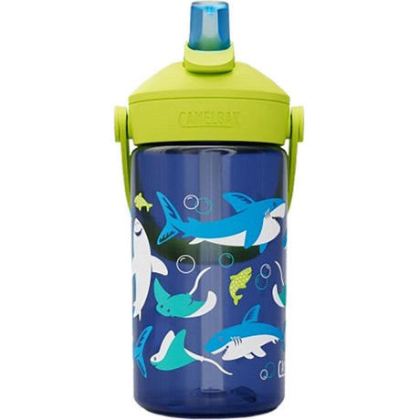 Botella Infantil Thrive Flip Straw Sharks and Rays 400ml Azul CamelBak