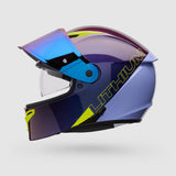 Casco Moto Calle Lithium Mips Plus Delta Negro/Morado Bell