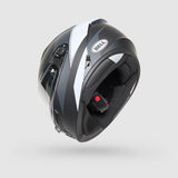 Casco Moto Calle Lithium Flip Negro/Blanco Bell