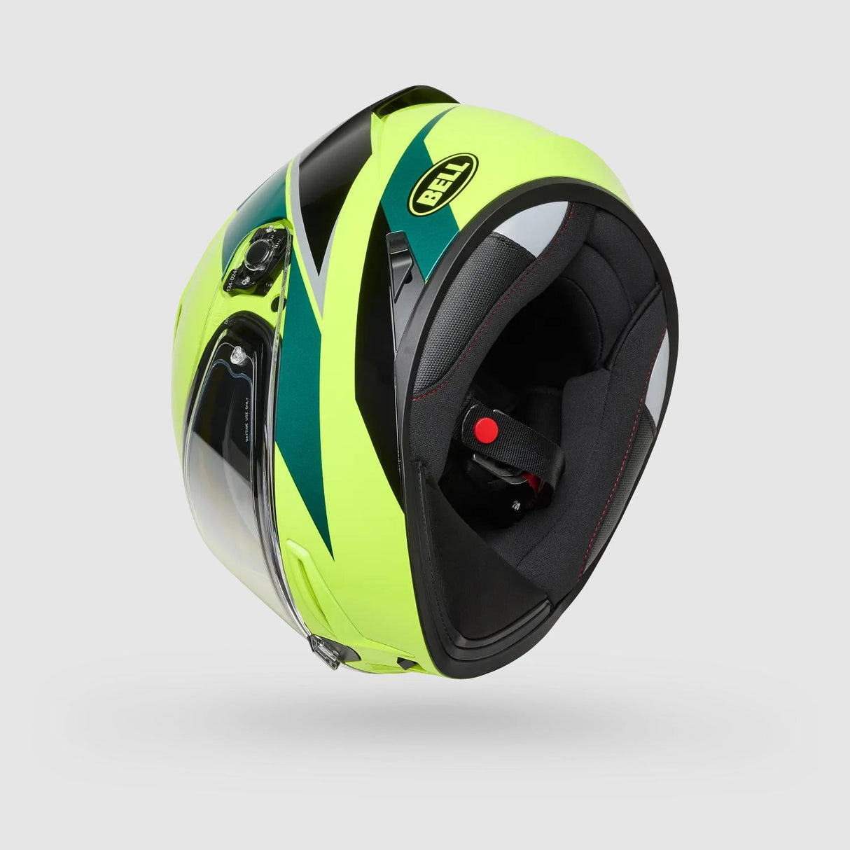 Casco Moto Calle Lithium Flip Amarillo Bell