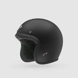 Casco Moto Calle Custom 500 Solid Negro Mate Bell