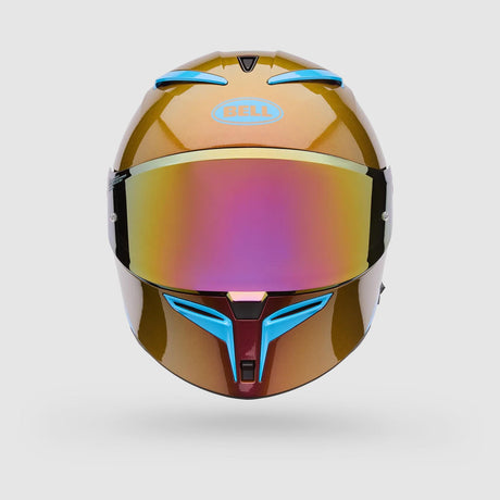 Casco Moto Calle Lithium Mips Plus Delta Amarillo/Naranjo Bell