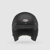 Casco Moto Calle Custom 500 Solid Negro Mate Bell