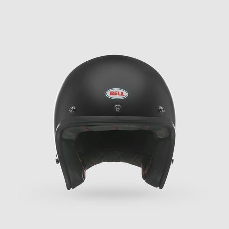 Casco Moto Calle Custom 500 Solid Negro Mate Bell