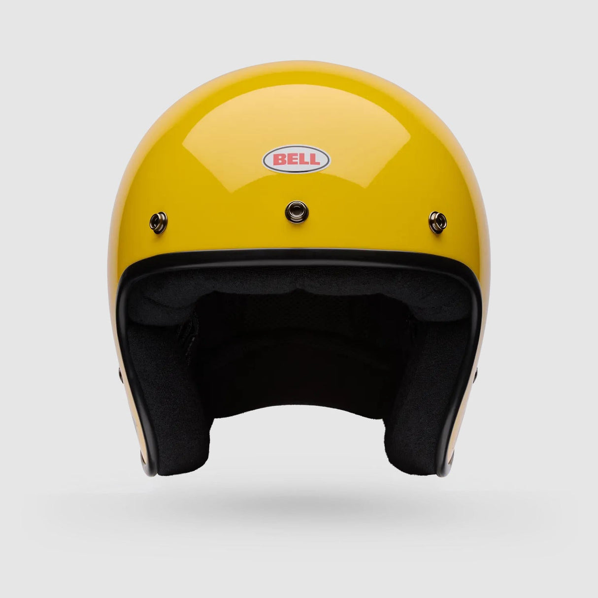 Casco Moto Calle Magnum Solid Amarillo Bell