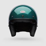 Casco Moto Calle Custom 500 Flake Verde Bell