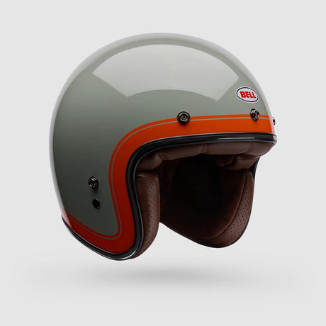 Casco Moto Calle Custom 500 Crate Gris Bell