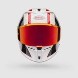 Casco Moto Calle Lithium Mips Plus Blip Blanco/Rojo Bell
