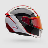 Casco Moto Calle Lithium Mips Plus Blip Blanco/Rojo Bell