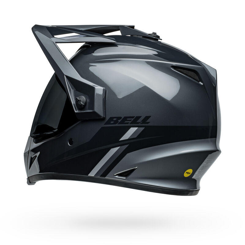 Casco Moto Calle MX-9 Adventure Mips Alpine Gris Carbon Certificado QR Bell