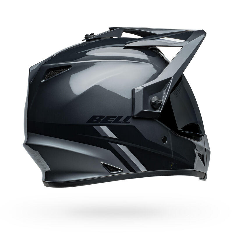 Casco Moto Calle MX-9 Adventure Mips Alpine Gris Carbon Certificado QR Bell