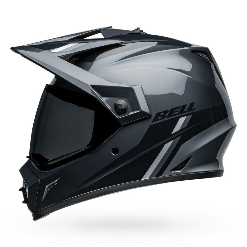 Casco Moto Calle MX-9 Adventure Mips Alpine Gris Carbon Certificado QR Bell