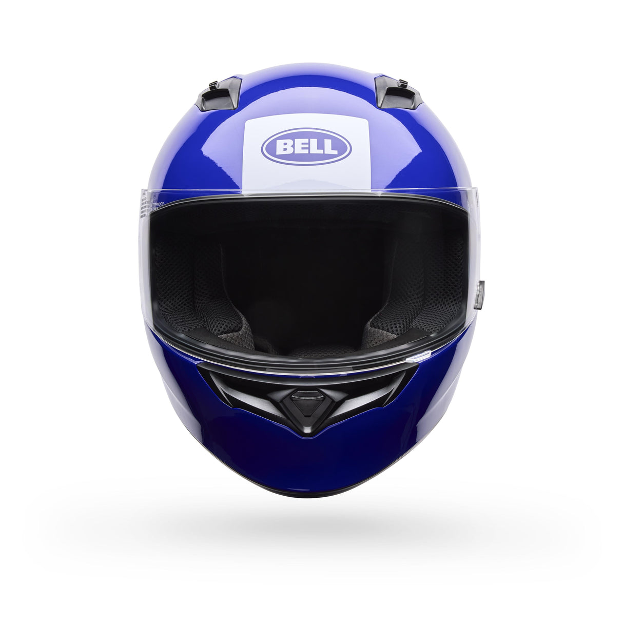 Casco Moto Calle Qualifier Clip Azul Certificado QR Bell